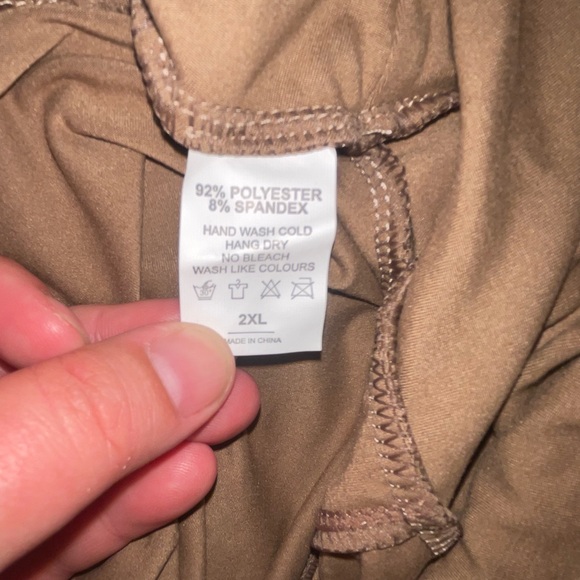 NWOT- Women’s Brown High Waisted Wide Leg Lounge Pants - Picture 4 of 4